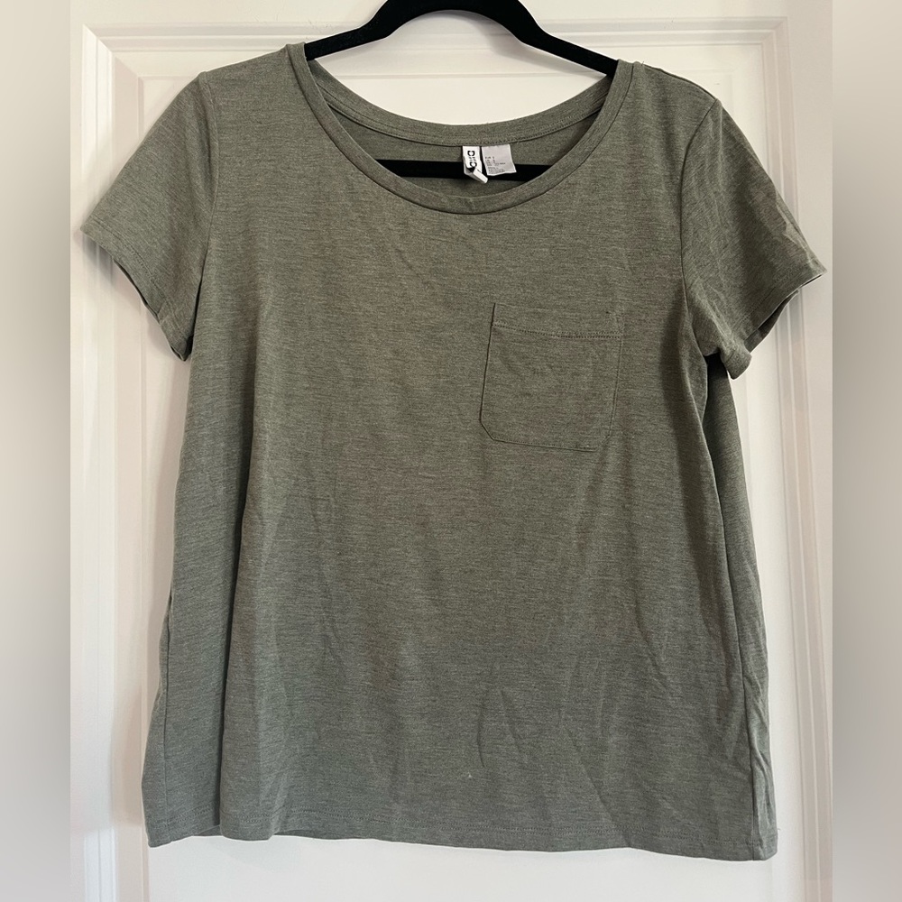 Olive Green Short Sleeve T-shirt